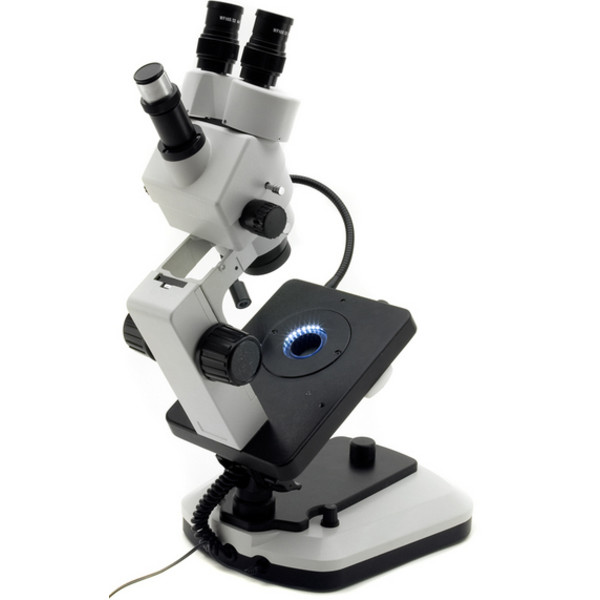 Optika Microscop geologic stereo cu zoom OPTIGEM-2, stand inclinabil