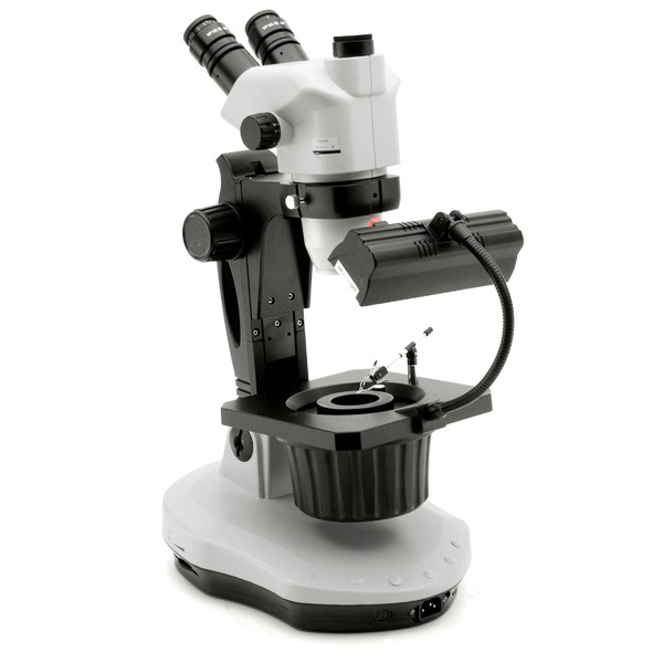 Optika microscopul stereoscopic zoom OPTIGEM-3, bino, fluo, 5,7-45x, wd 110