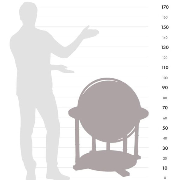 Zoffoli living Glob cu stand Aries 60cm