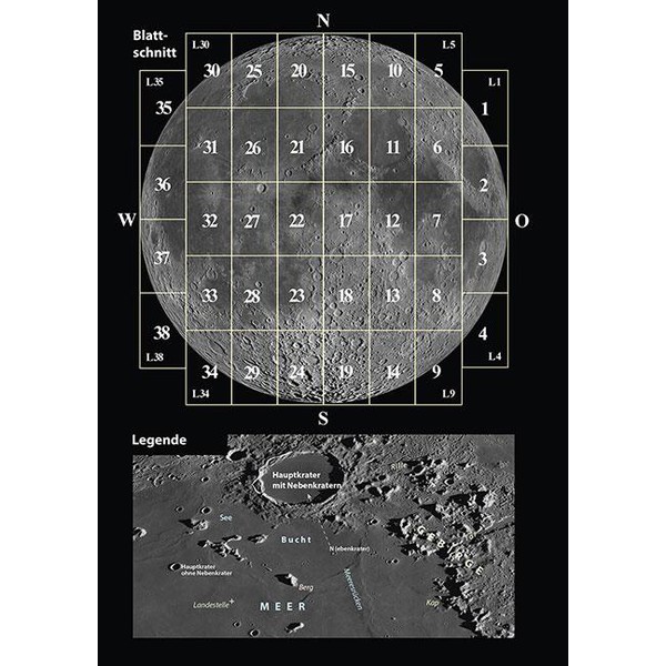 Oculum Verlag Carte Reiseatlas Mond