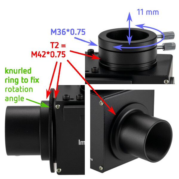 Omegon Oglinda oscilanta Flip Mirror