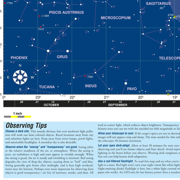 Orion Poster Deep Map 600, mapa pliabila