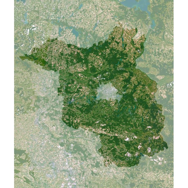 Planet Observer Harta regionala Brandenburg