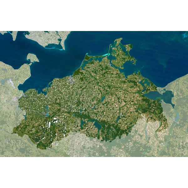 Planet Observer Harta regionala Mecklenburg Vorpommern