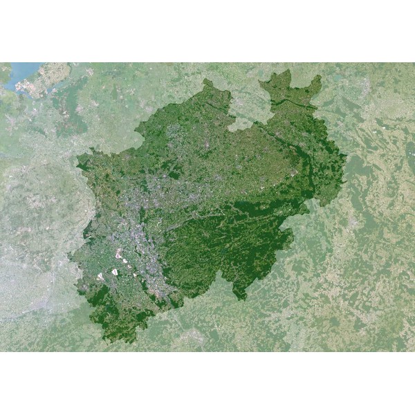 Planet Observer Harta regionala Nordrhein-Westfalen