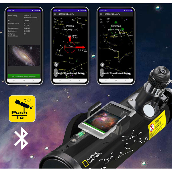 National Geographic Telescop N 76/350 AZ PushTo