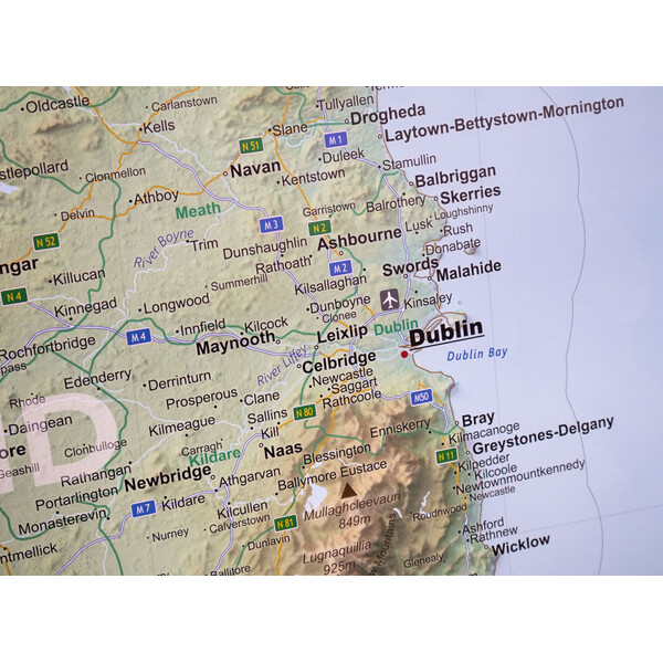 GeoMetro Harta Irlanda (90 x 90 cm)