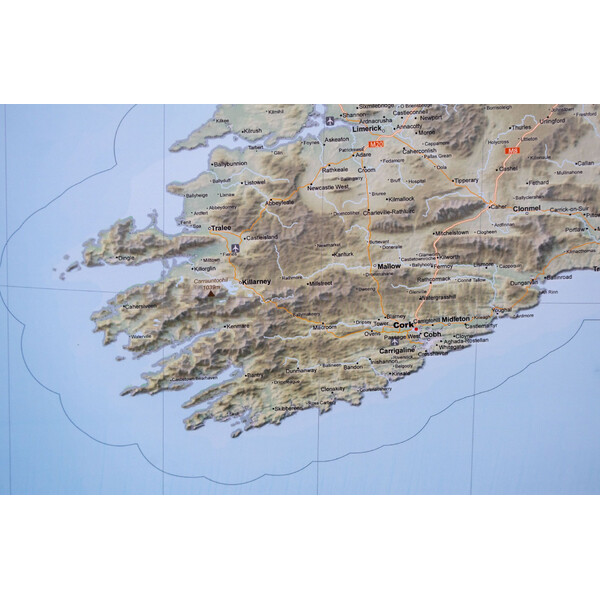 GeoMetro Harta United Kingdom (100 x 140 cm)