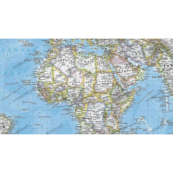 National Geographic Harta lumii (279 x 193 cm)