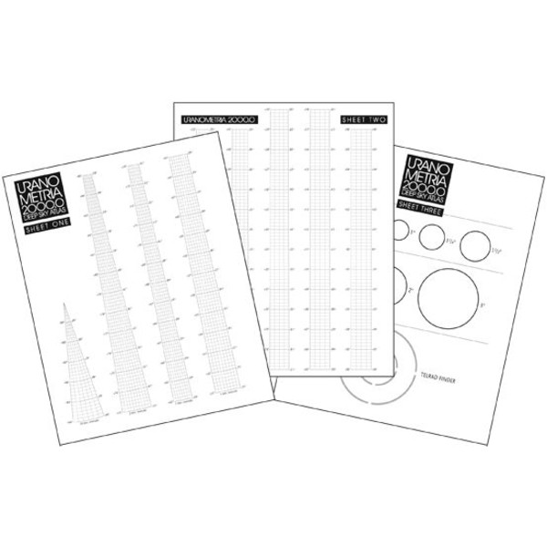 Willmann-Bell Atlas Acetate Overlays for Uranometria 2000.0