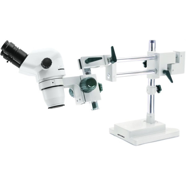 Optika Microscop stereo binocular SZN-9, zoom, 7x-45x, LED, cu stand cu proeminente