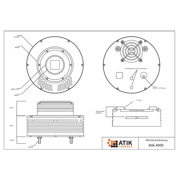 Atik Camera 4000 Mono