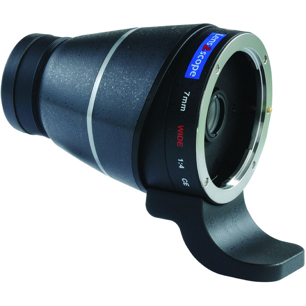 Lens2scope Luneta , 7mm camp larg, pentru obiective Pentax K, negru, ocular drept