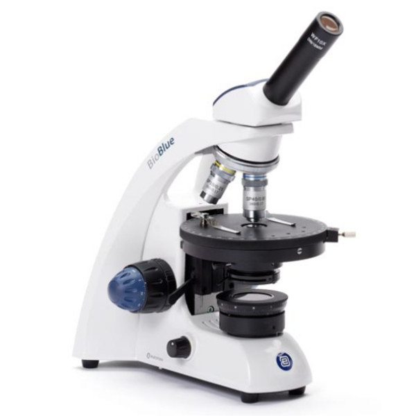 Euromex Microscop BioBlue BB.4240-P, POL, mono, DIN, 40x-600x, 10x/18, HAL, 20W