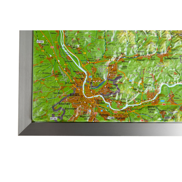 Georelief Harta regionala Pădurea Neagră