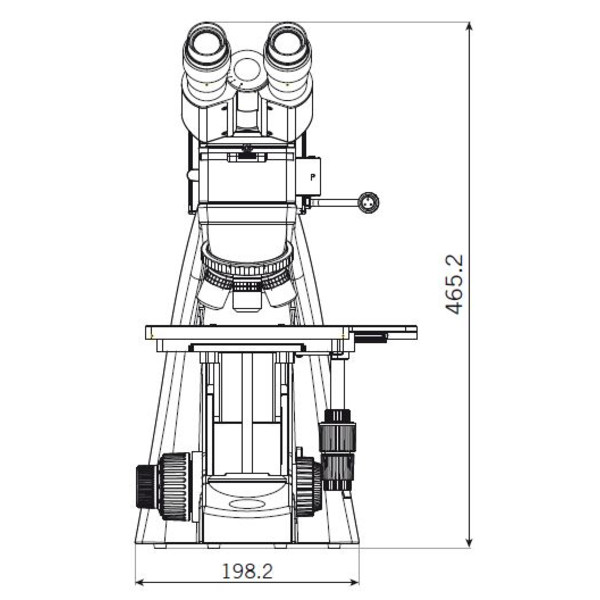 Motic Microscop binocular BA310 MET-T, (3 "x2")