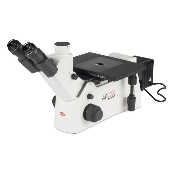 Motic Microscop inversat AE2000 MET, trino, LM, 50-500x, 100W