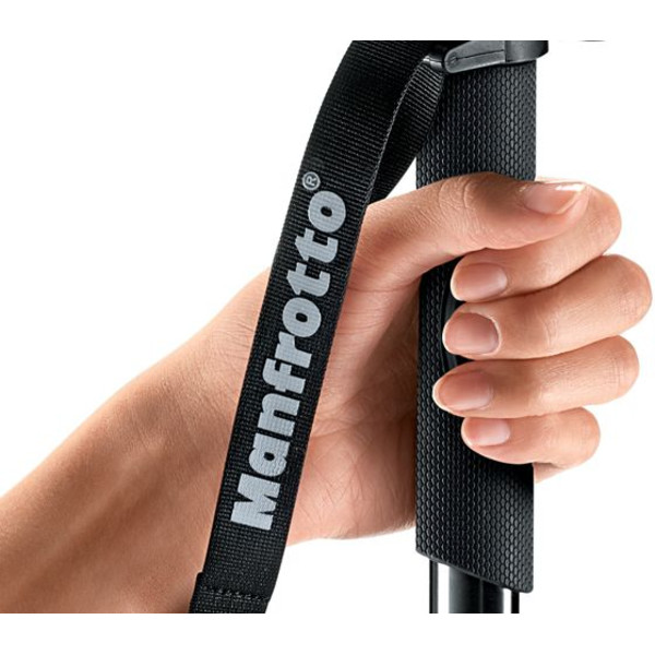 Manfrotto Monopied din aluminiu Monopod Compact Light, negru