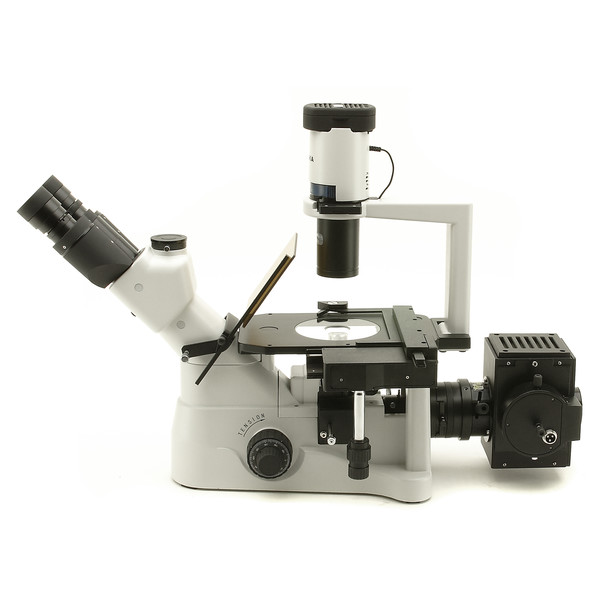 Optika Microscop trinocular cu fluorescenta XDS 3FL4 cu suport pentru 4 filtre