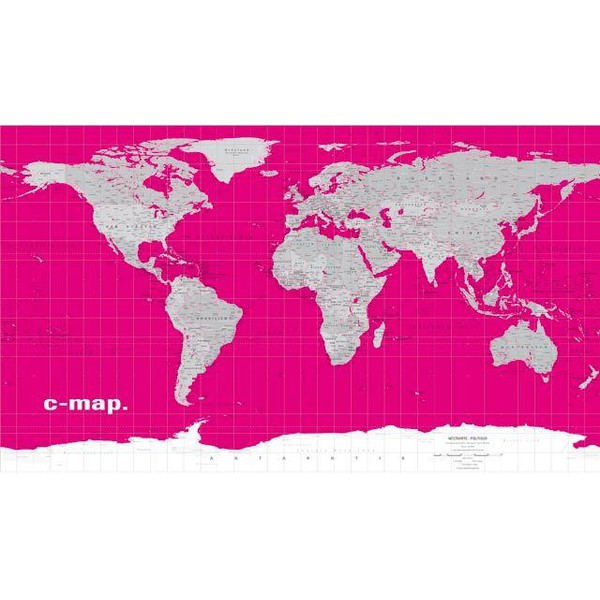 Columbus Harta lumii C-Map Planiglob ''purpuriu''