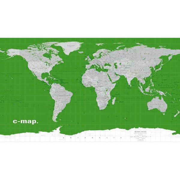 Columbus Harta lumii C-Map Planiglob ''verde''