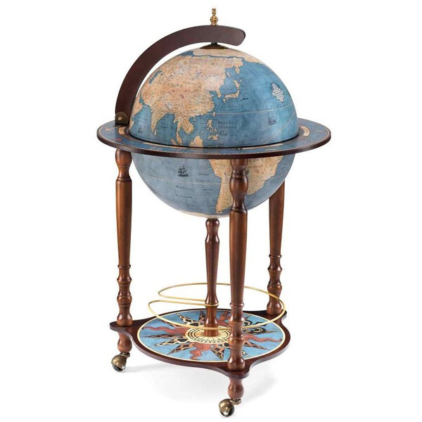 Zoffoli living Glob cu stand Da Vinci Blu Dust 40cm