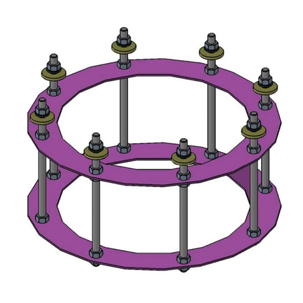 euro EMC Verankerungssatz 2 für Sternwartensäule P300 80cm