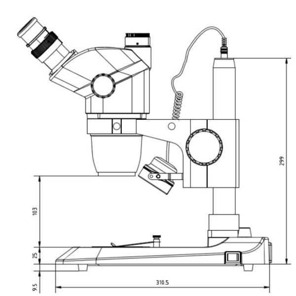 Euromex NexiusZoom ESD, NZ.1903-P-ESD, 6,7x-45x, trino