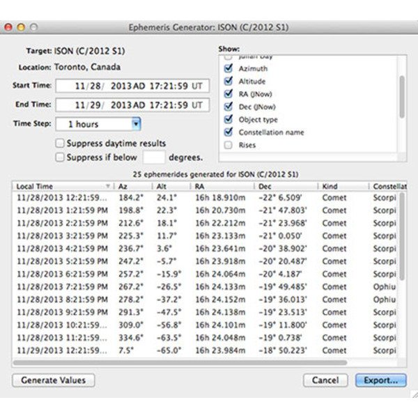 Starry Night Pro 7 Astronomy Software