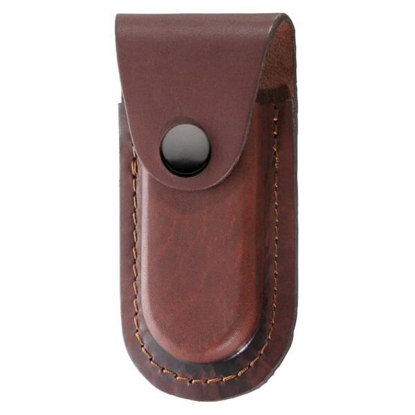 Herbertz Husă din piele pentru cuțite de buzunar 2675120, maro închis, pentru 12 cm