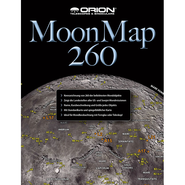 Orion Atlas Moon Map 260