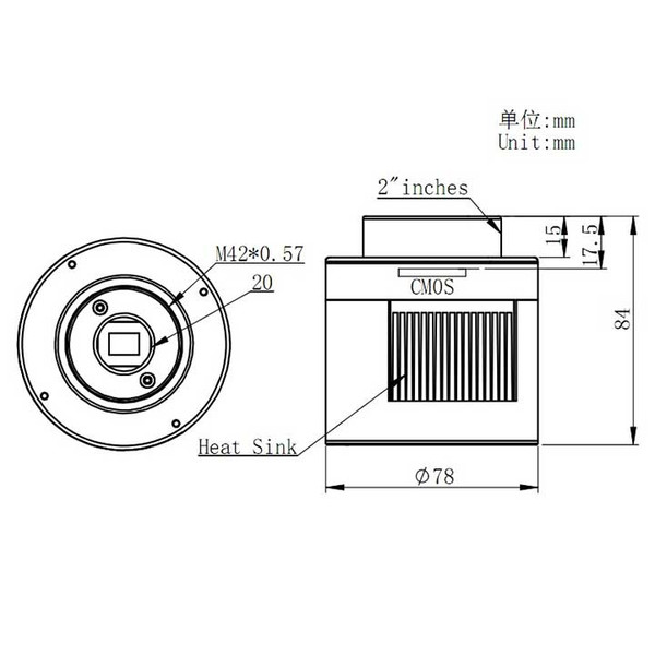 ZWO Camera ASI 174 MM-Cool Mono