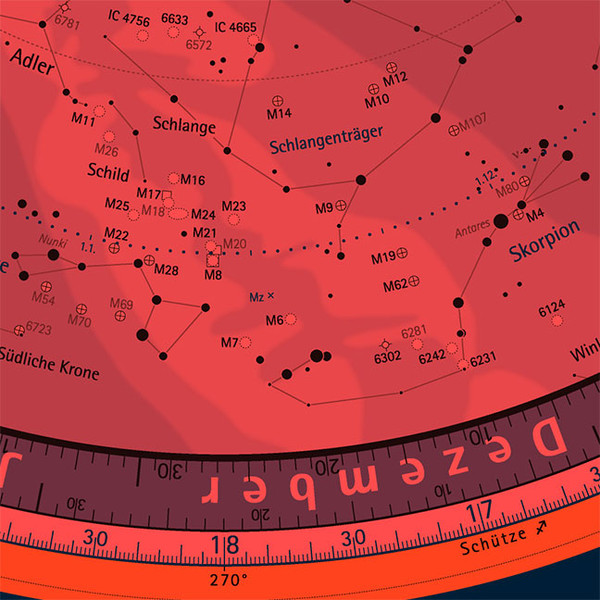 Oculum Verlag Harta cerului Planisferă