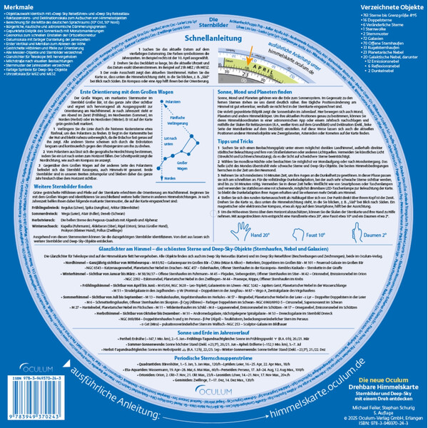 Oculum Verlag Harta cerului Planisferă