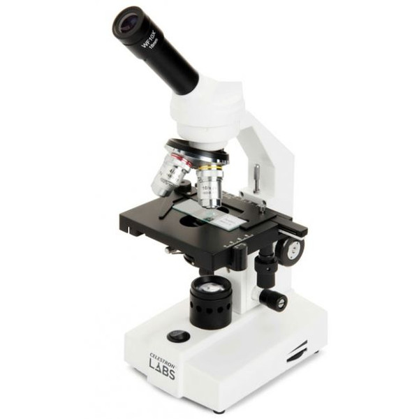 Celestron Microscop LABS CM2000CF, mono, 40x, 10x, 400x, 800x,1000x 2000x, LED