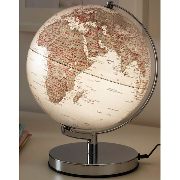 TROIKA Glob Terra Silver Light 25cm