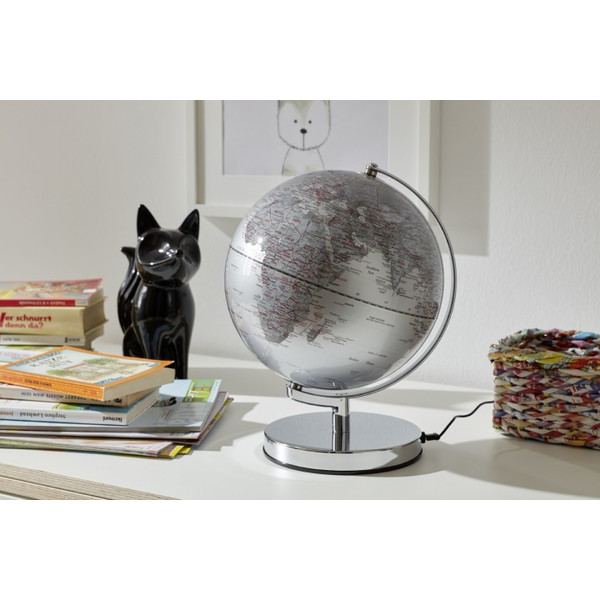 TROIKA Glob Terra Silver Light 25cm