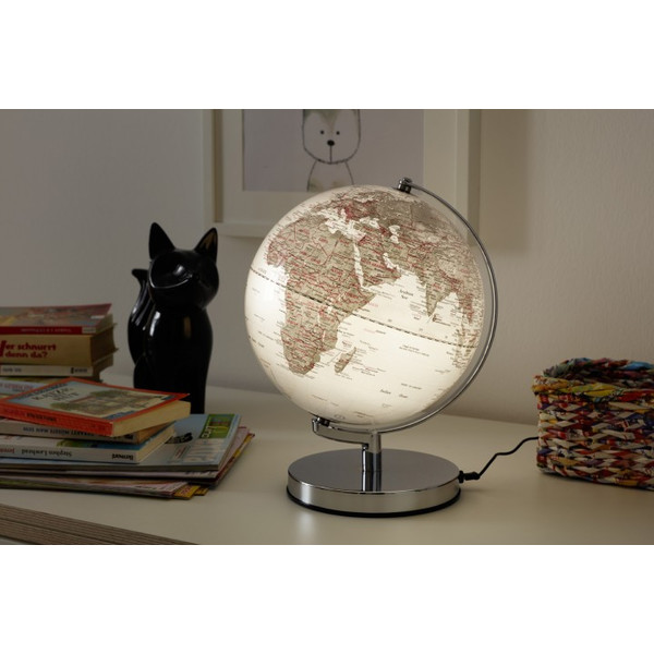 TROIKA Glob Terra Silver Light 25cm