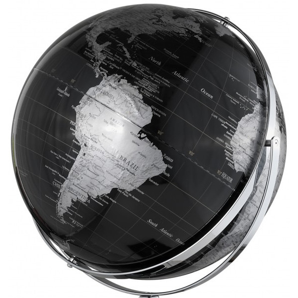 TROIKA Glob cu stand Worldtrophy Black 43cm