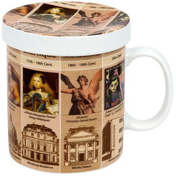 Könitz Cească Mugs of Knowledge for Tea Drinkers History of Art