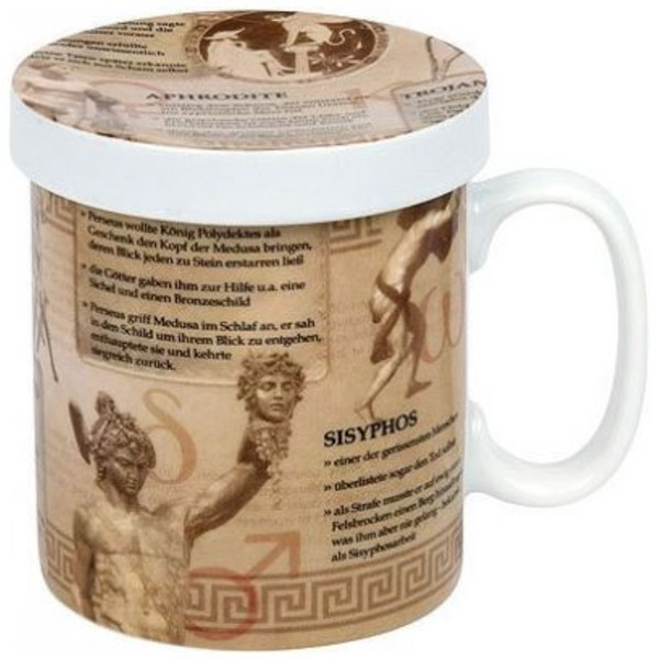 Könitz Cească Wissensbecher für Teetrinker Mythologie