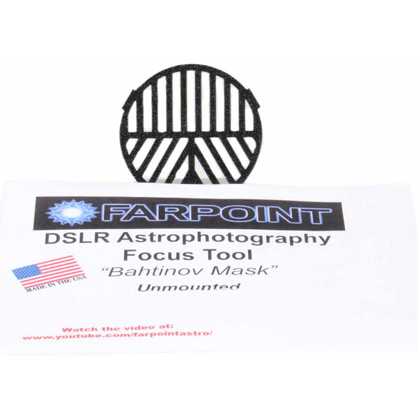 Farpoint Masca focalizare Bahtinov pentru DSLR cu diametru filtru 52mm