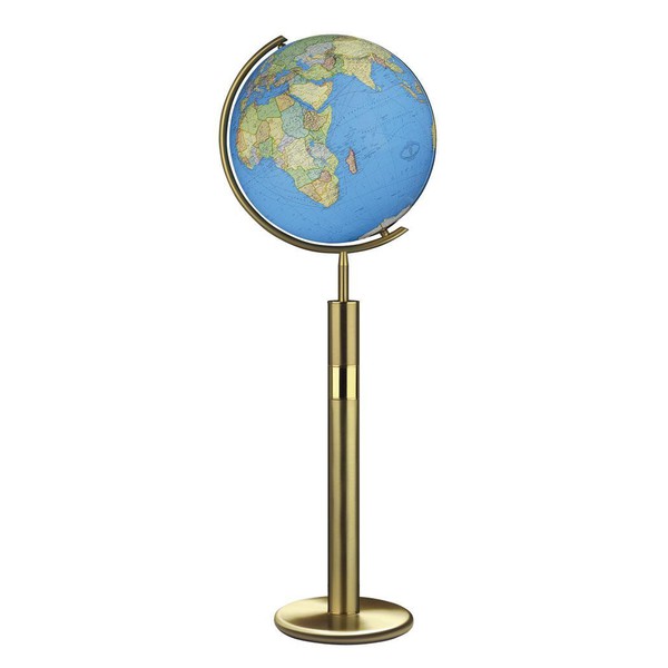 Columbus Glob cu stand Duo Alamă 40cm (Engleză)