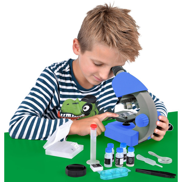 Bresser Junior Microscop Junior, 40X-640X, albastru