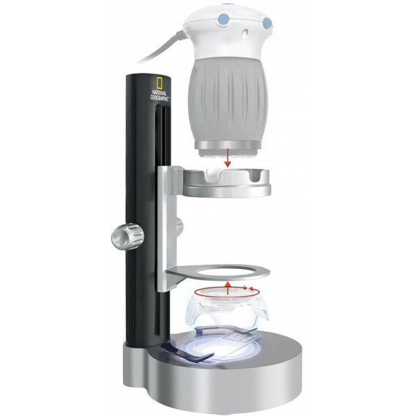 National Geographic Microscop universal portabil 20x/200x