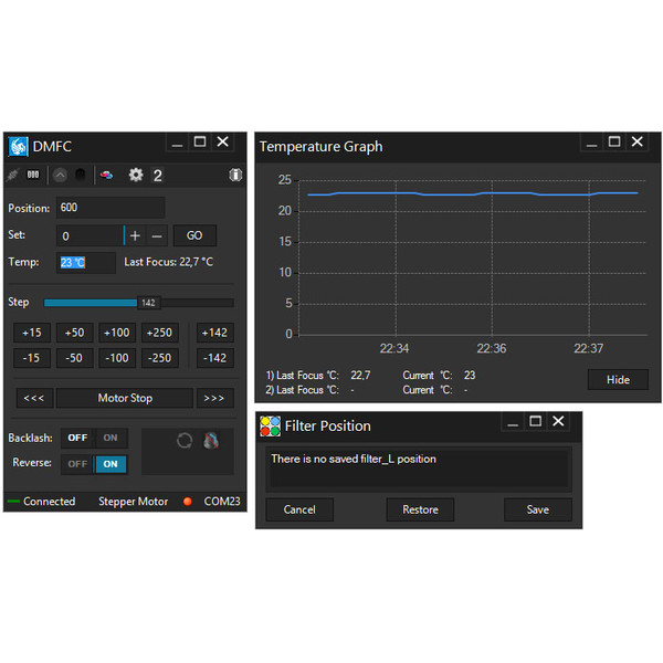 PegasusAstro Controler Dual Motor Focus DMFC