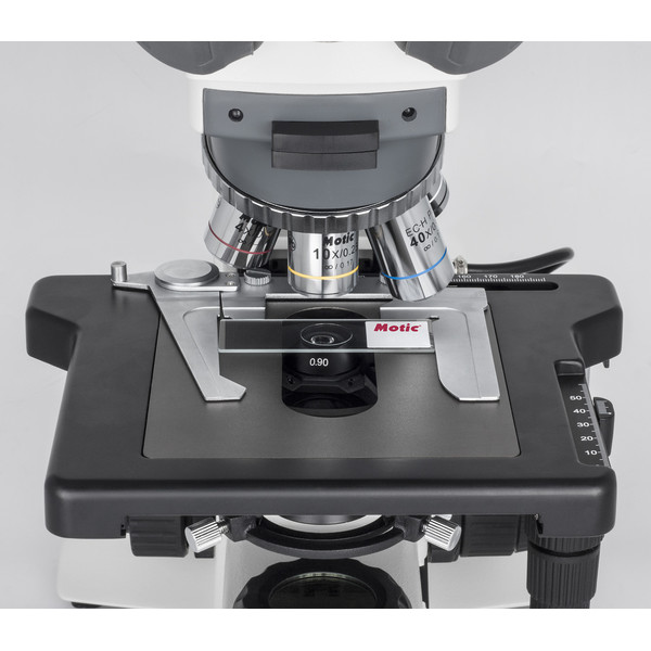 Motic Microscop BA410 Elite, trino, Hal, 100W, 40x-1000x