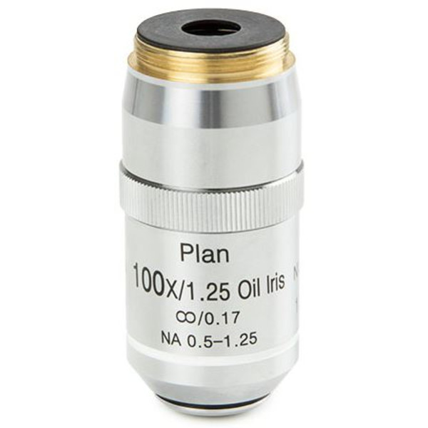 Euromex obiectiv DX.7200-I, 100x/1,25 PLi S plan, infinity, oil, iris diaphragm w.d. 0,2 mm (Delphi-X)