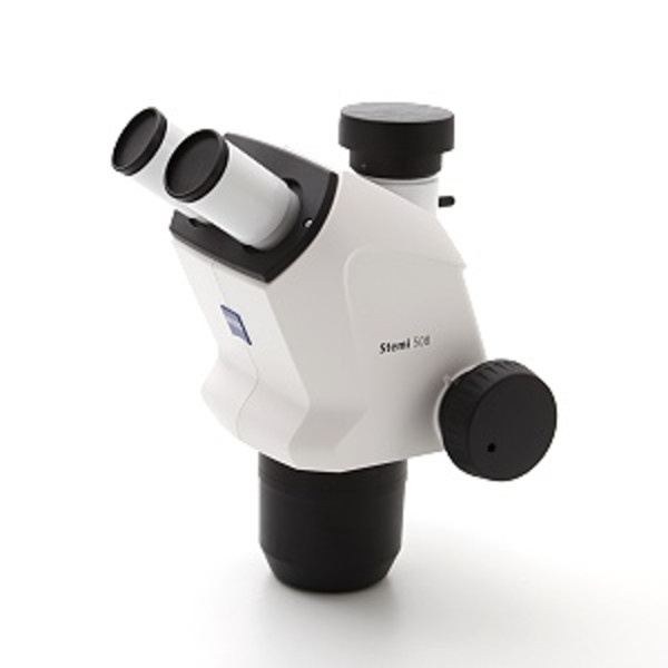 ZEISS Cap stereo Stemi 508, trino, 50:50Greenough; l.d. 92mm; 10x/23; Zoom 8:1; 0.63x-5.0x; LED
