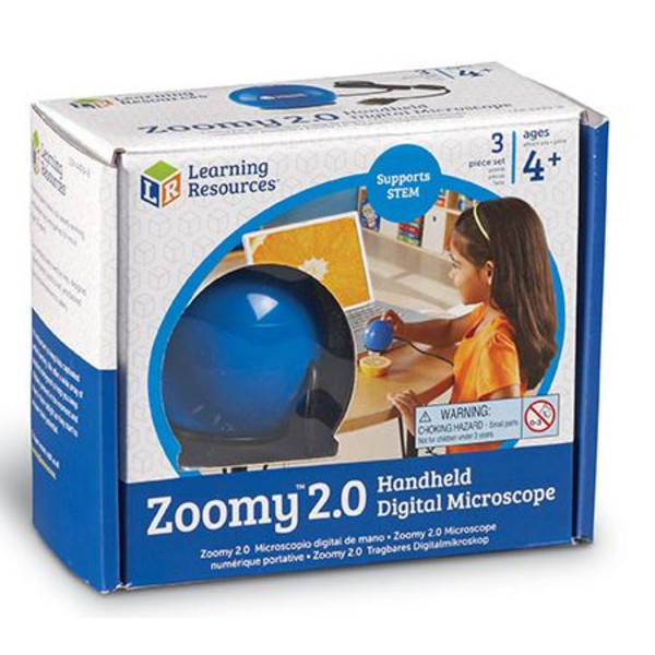 Learning Resources Microscop digital de mana Zoomy 2.0 (albastru)